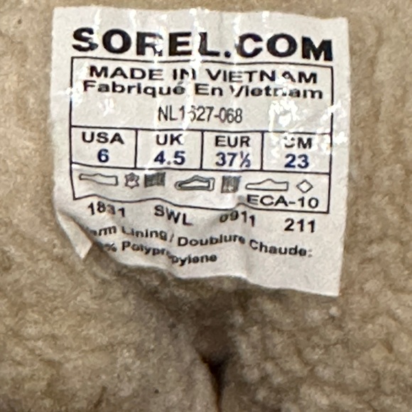 Sorel Women’s Tivoli Houndstooth Tweed Waterproof Boots Size 6 - Picture 6 of 6